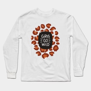Girls go Wild animal print Long Sleeve T-Shirt